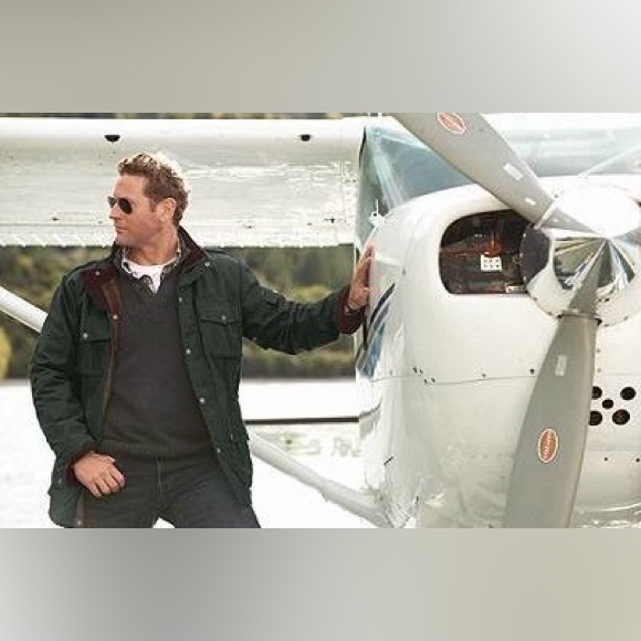 Eddie Bauer Waxed Cotton The Eddie Field Barn Coat Jacket in Army Green Men's XL - Picture 2 of 16